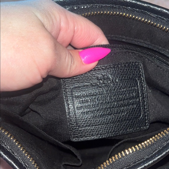 Coach Dark Brown Signature Crossbody Bag - Picture 3 of 4